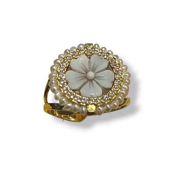 Anillo Mandile 1922 Mujer Cammei  in Plata Conchiglia 2KK56084PAN - 2KK56084PAN